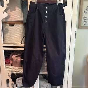 MM6 Maison Margiella high rise black jeans, size 46 women’s (30 US)EUC $150